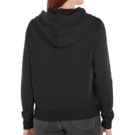 Sweat Zippe Capuche Noir Femme Tommy Hilfiger Signature vue 2