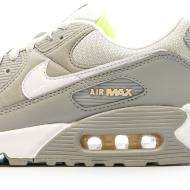 Baskets Grises/Blanches Homme Nike Air Max 90 vue 7