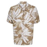 Chemise Beige/Blanche Homme Jack & Jones Jjejeff vue 3