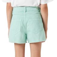 Pantalón corto vaquero verde menta para niña Name it Twi ver 2