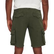 Short Kaki Homme Only & Sons Cargo 4564 vue 2