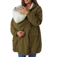 Manteau de Grossesse et Portage Kaki Femme Mamalicious Misa 3in1 vue 3