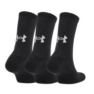 X3 Paires de Chaussettes Noir Homme Under Armour Core Crew vue 2