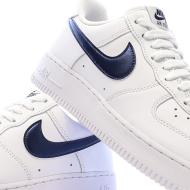 Baskets Blanc/Bleu Homme Nike Air Force 1 '07 Lv8 vue 7