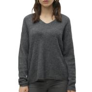 Pull Gris Foncé Femme Vero Moda Crew