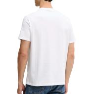 T-Shirt Blanc Homme Calvin Klein Jeans Ckny LV04RD816G vue 2