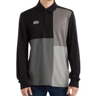 Polo Manches Longues Noir Homme Umbro Rugby Jersey pas cher