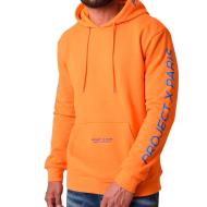 Sweat à capuche Orange Homme Project X Paris Basic pas cher