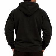 Schwarzer Herren-Kapuzenpullover DDP 1DD Ansicht 2