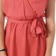 Robe Rouge Femme Vila Laka vue 3