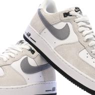 Baskets Blanc/Gris Homme Nike Air Force 1 '07 Lv8 vue 7