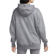 Sweat Capuche Gris Foncé Femme Nike Swsh vue 2
