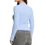 Pull Bleu Clair Femme Morgan Morik vue 2