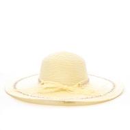 Chapeau de soleil en paille Beige à large bord Via Lorenzo SPCH1510 vue 3