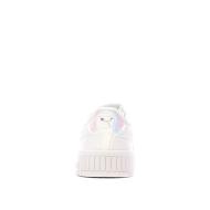 Baskets Blanches Fille Puma Carina 2.0 Holo vue 3