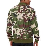 Sweat Zippé Kaki Homme Adidas Camo vue 2