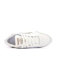 Baskets Blanc/Marron Femme Reebok Classic Leather vue 4
