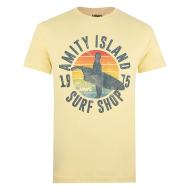 T-Shirt Jaune Homme Jaws Amity Surf Shop vue 2