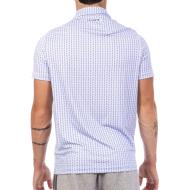 Polo Bleu Clair Homme Lacoste DH5348 vue 2