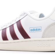 Baskets Blanche Homme Adidas Grand Court vue 7