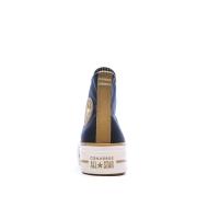 Baskets Noires Femme Converse All Star Lift Platform Herringbone vue 3