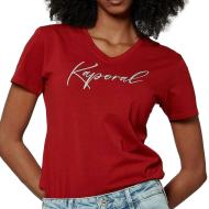 T-shirt Rouge Femme Kaporal SIGNE