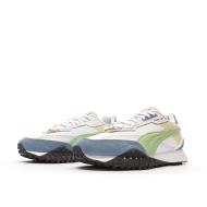 Baskets Bleu/Blanc/Vert Garçon Puma Blktop Rider Bts vue 6