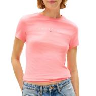 T-shirt Rose Femme Tommy Hilfiger Linearp