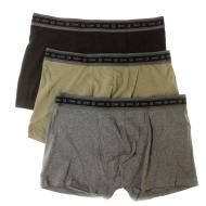 Lot de 3 Boxers Vert/Gris/Noir Homme Dim D6596 pas cher