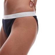 String Noire Femme Tommy Hilfiger Dark vue 2