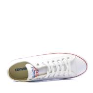 All Star Baskets cuir blanc homme/femme Converse vue 4