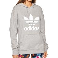 Sweat à capuche Gris Femme Adidas Trf