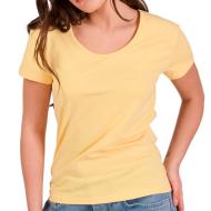 T-shirt Jaune Femme Project X Paris Basic Broderie F221114