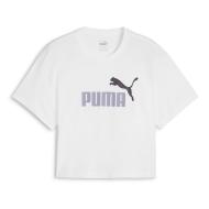 Crop top Blanc/Violet Fille Puma 845346 pas cher