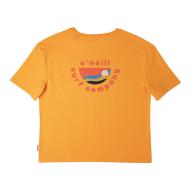 T-shirt Orange Fille O'Neill Surf Beach vue 2