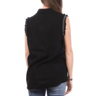 Blouse Noir Femme Teddy Smith Corana vue 2
