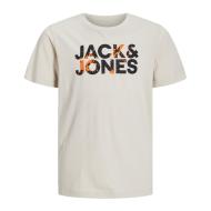 T-shirt Beige Garçon Jack & Jones Commercial pas cher