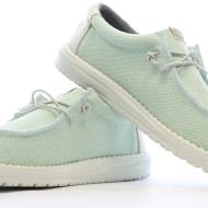 Chaussures Vert/Blanc Homme Hey Dude Stone vue 7