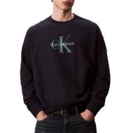 Sweat Marine Homme Calvin Klein Jeans 350terry Mono pas cher