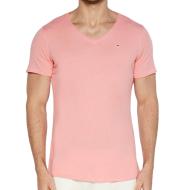T-shirt Rose Homme Tommy Hilfiger Jaspe pas cher