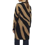 Gilet Long Noir/Camel Femme Vero Moda Nancy vue 2