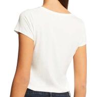 T-shirt Blanc/Vert Femme Morgan Dtoi vue 2