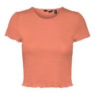 T-Shirt Rose/Orange Femme Vero Moda Madi Jill