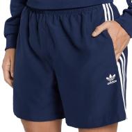 Short de bain Bleu Foncé Homme Adidas 3-stripes Swims pas cher