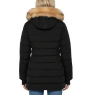 Parka Longue Noir Femme Schott GARDENAW vue 3