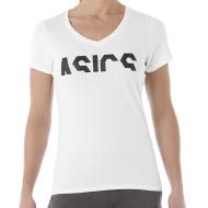 T-shirt Blanc Femme Asics Essential gpx pas cher