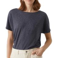 T-shirt Marine Chiné Femme Vero Moda Marijune
