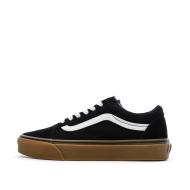 Baskets Noir/Marron Garçon Vans Old Skool pas cher