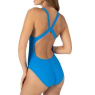 Maillot de bain Bleu Femme Nike Fastback vue 2