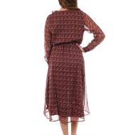 Kleid Bordeaux Frau Kaporal BIBI Ansicht 2